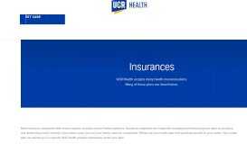 
							         Accepted Insurance Plans | UCR Health								  
							    