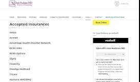 
							         Accepted Insurances | Dr. Jose Nodarse								  
							    