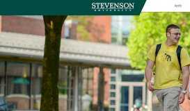 
							         Accepted Student Center | Stevenson University								  
							    