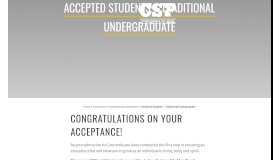 
							         Accepted Students - Concordia St. Paul								  
							    