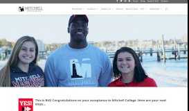 
							         Accepted Students - Mitchell College								  
							    