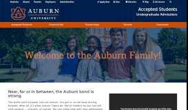
							         Accepted Students | Office of Undergraduate ... - Auburn University								  
							    