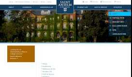 
							         Accepted Students | Saint Anselm College								  
							    