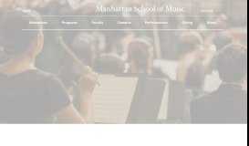 
							         Accepted Students: US Citizens - Manhattan School of Music								  
							    