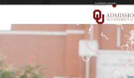 
							         Accepted to OU - University of Oklahoma								  
							    