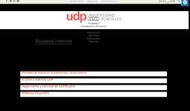 
							         Accesos internos : UDP								  
							    