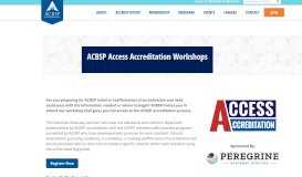 
							         Access Accreditation Workshop 3 Dates, 3 Locations!								  
							    