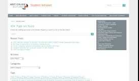 
							         Access All Areas Student Handbook - Student Intranet - West College ...								  
							    