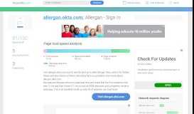 
							         Access allergan.okta.com. Allergan - Sign In								  
							    