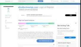 
							         Access alliedbartonedge.com. Login or Register : Allied Universal EDGE								  
							    