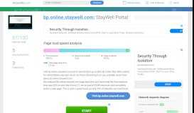 
							         Access bp.online.staywell.com. StayWell Portal								  
							    