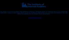 
							         Access CCMS - The Institute of Internal Auditors								  
							    