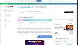 
							         Access cde.unerg.edu.ve. .::DACE-LOGIN - Accessify								  
							    