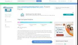 
							         Access cna.omedixpatientportal.com. Patient Portal								  
							    