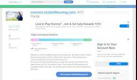
							         Access connect.studenthousing.com. ACC Portal								  
							    