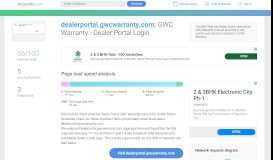 
							         Access dealerportal.gwcwarranty.com. GWC Warranty - Dealer Portal ...								  
							    