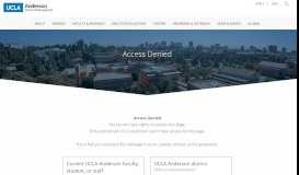 
							         Access Denied | UCLA Anderson School of Management								  
							    