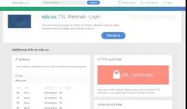 
							         Access edu.vu. TVL Webmail - Login								  
							    