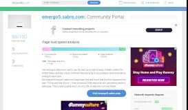 
							         Access emergo5.sabre.com. Community Portal								  
							    