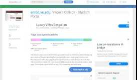 
							         Access enroll.vc.edu. Virginia College - Student Portal								  
							    