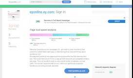 
							         Access eyonline.ey.com. EY Client Portal								  
							    