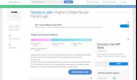 
							         Access faculty.vc.edu. Virginia College Faculty Portal Login								  
							    