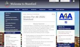 
							         Access For All (A4A) Stamford | Stamford CT								  
							    