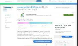 
							         Access groupmember.sbilife.co.in. SBI Life Group Customer Portal								  
							    