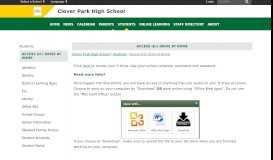 
							         Access (H:) drive at Home - Clover Park High School								  
							    