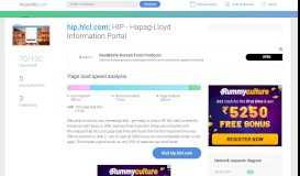
							         Access hip.hlcl.com. HIP - Hapag-Lloyd Information Portal								  
							    