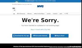 
							         ACCESS HRA Portal Home Page - NYC.gov								  
							    