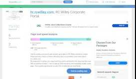 
							         Access hr.rcwilley.com. RC Willey Corporate Portal								  
							    