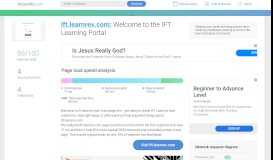 
							         Access ift.learnrev.com. Welcome to the IFT Learning Portal								  
							    