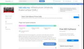 
							         Access iukl.edu.my. Infrastructure University Kuala Lumpur (IUKL)								  
							    