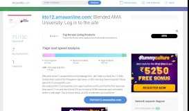 
							         Access kto12.amauonline.com. Blended AMA University: Log in to the ...								  
							    