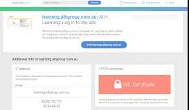 
							         Access learning.alhgroup.com.au. ALH Learning: Log in to the ...								  
							    