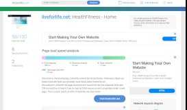 
							         Access liveforlife.net. HealthFitness - Home								  
							    