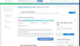
							         Access login.livemail.co.uk. Webmail Login								  
							    