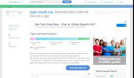 
							         Access login.wwdb.org. DreamBuilders Internet Service Login								  
							    