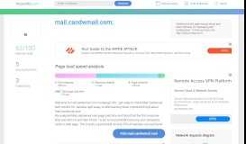 
							         Access mail.candwmail.com.								  
							    