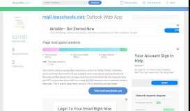 
							         Access mail.leeschools.net. Outlook Web App								  
							    