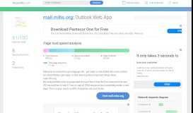 
							         Access mail.mihs.org. Outlook Web App								  
							    