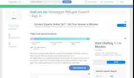 
							         Access mail.nrc.no. Norwegian Refugee Council - Sign In								  
							    