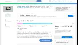
							         Access mail.nrrs.net. Zimbra Web Client Sign In								  
							    