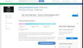 
							         Access mail.precisionit.co.in. Webmail :: Precision Group ...								  
							    