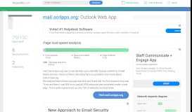 
							         Access mail.scripps.org. Outlook Web App								  
							    