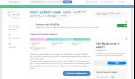 
							         Access mes1.wellborn.com. Home - Wellborn And You Customer Portal								  
							    