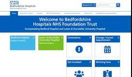 
							         Access my Medical Records - Bedford Hospital								  
							    