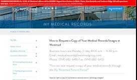 
							         Access My Medical Records - Westmed Medical Group								  
							    