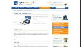 
							         Access my VPW Services | VPW Customer Help and Support ...								  
							    